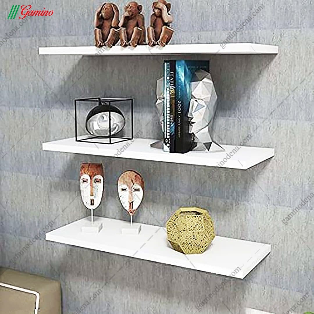 شلف دیواری ام دی اف مدل نورا