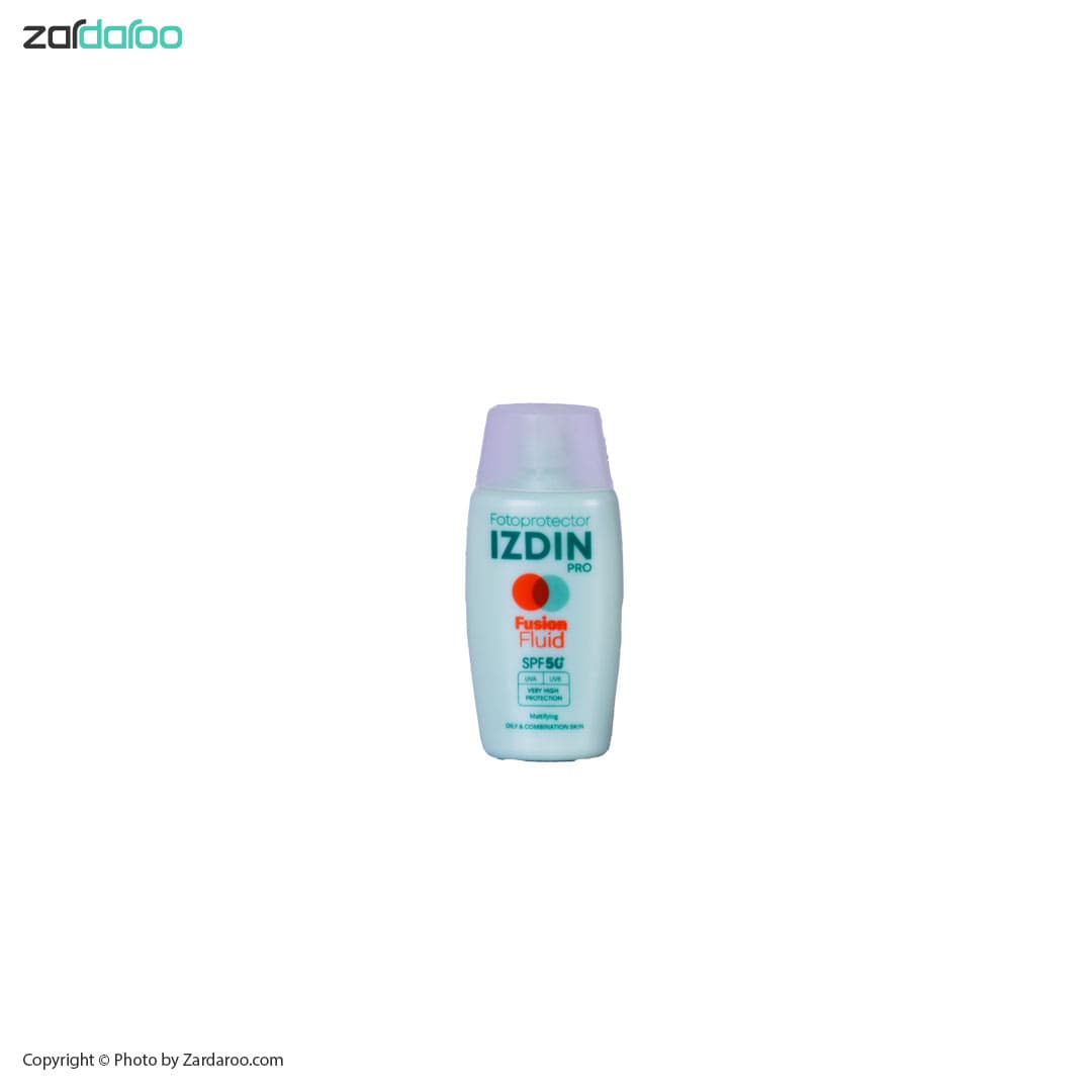 ضد آفتاب فیوژن فلوئید SPF50 ایزدین پرو 50 میلی لیتر — تصویر ۲
