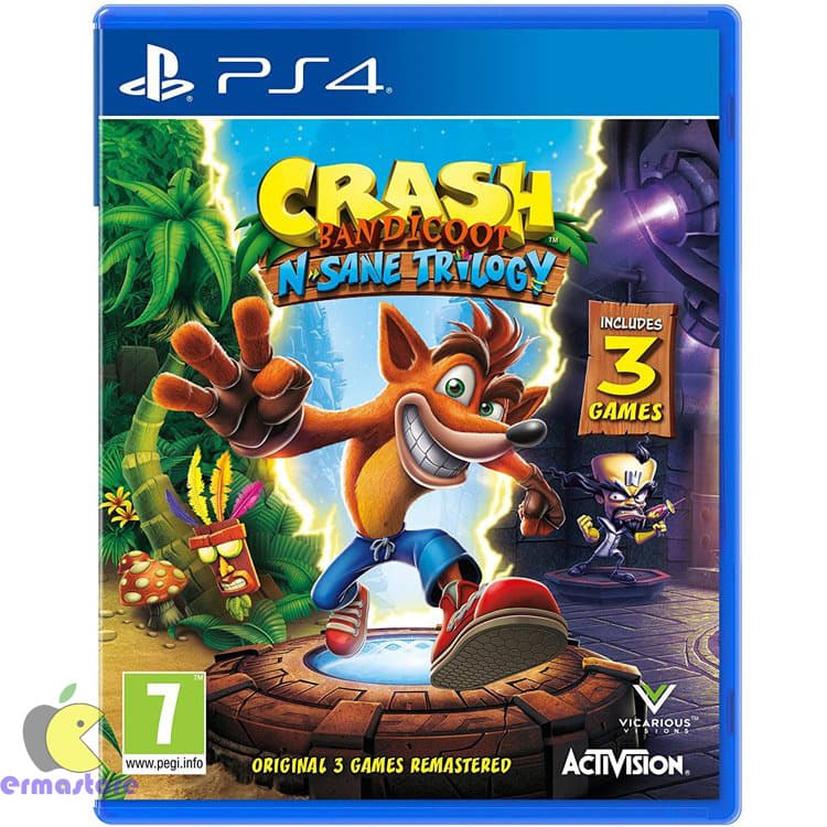 بازی Crash Bandicoot N. Sane Trilogy | ریجن 2 | پلی استیشن 4