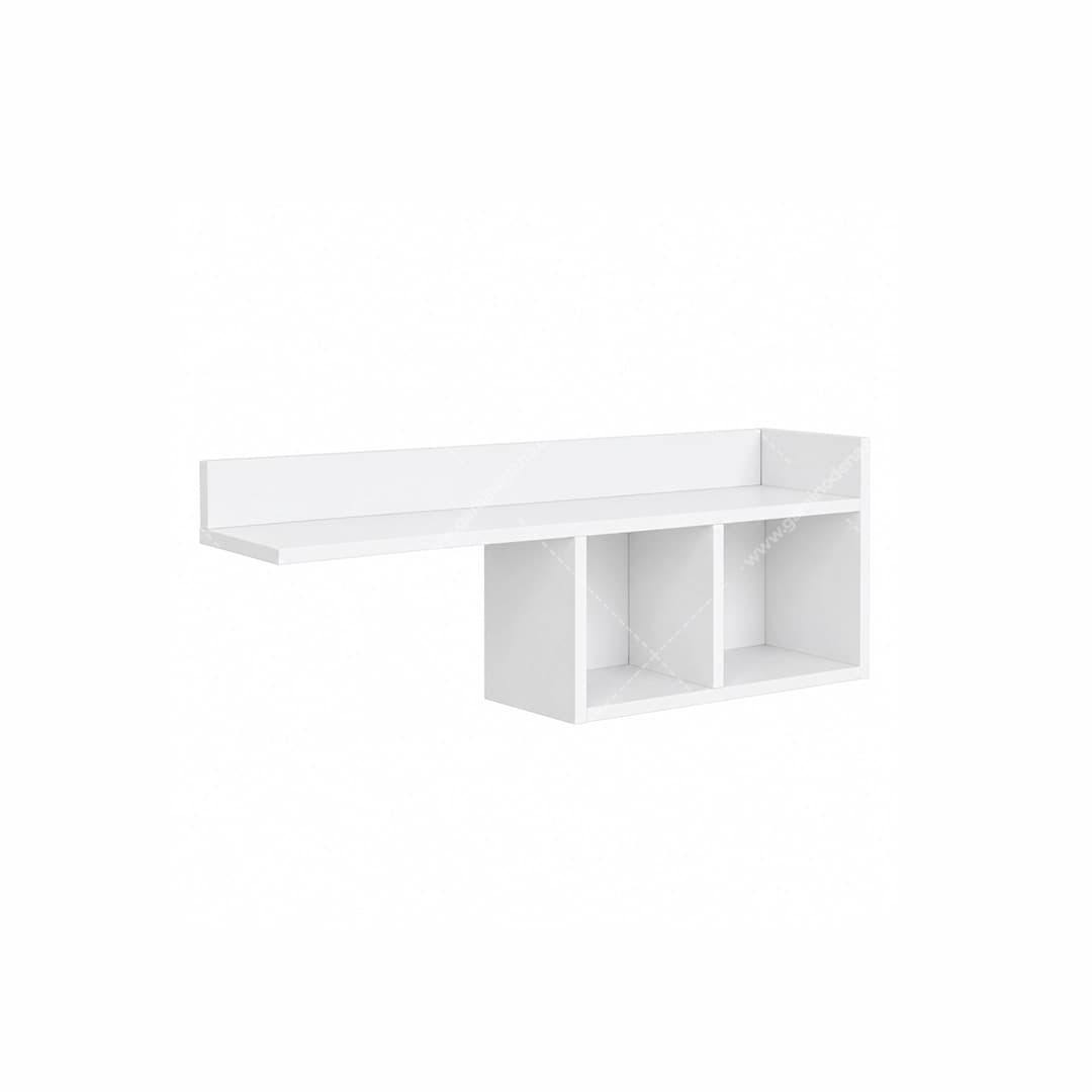 شلف ام دی اف مدرن کتابخانه دیواری مدل لاو