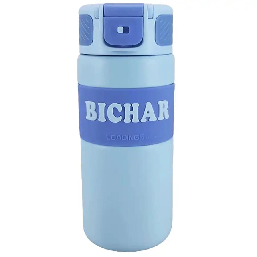 تراول ماگ نی دار مدل BICHAR گنجایش 500میلی لیتر رنگ آبی