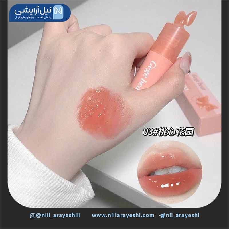 رژ لب خیس درب پاپیونی گگ بیر کد gx1127 ( بدون جعبه ) — تصویر ۵