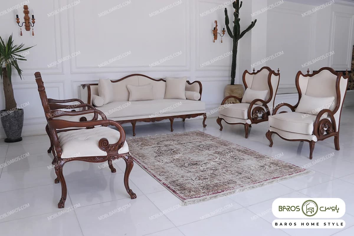 مبل شیک جدید کلاسیک کینگ کویین کد ۹ — تصویر ۶