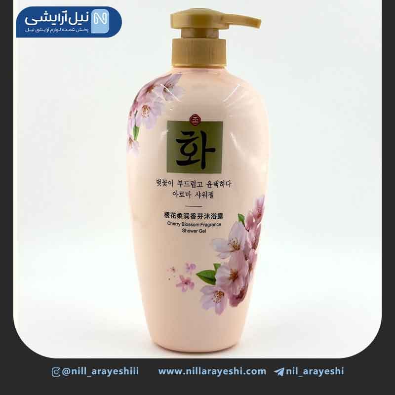 شاور ژل پمپی شکوفه گیلاس هانفن 750 میل ( بدون جعبه )