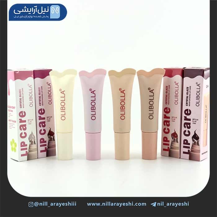 رژ خیس مایع کریستالی تیوپی دو کاره اولی بولا کد LA – L190 — تصویر ۴