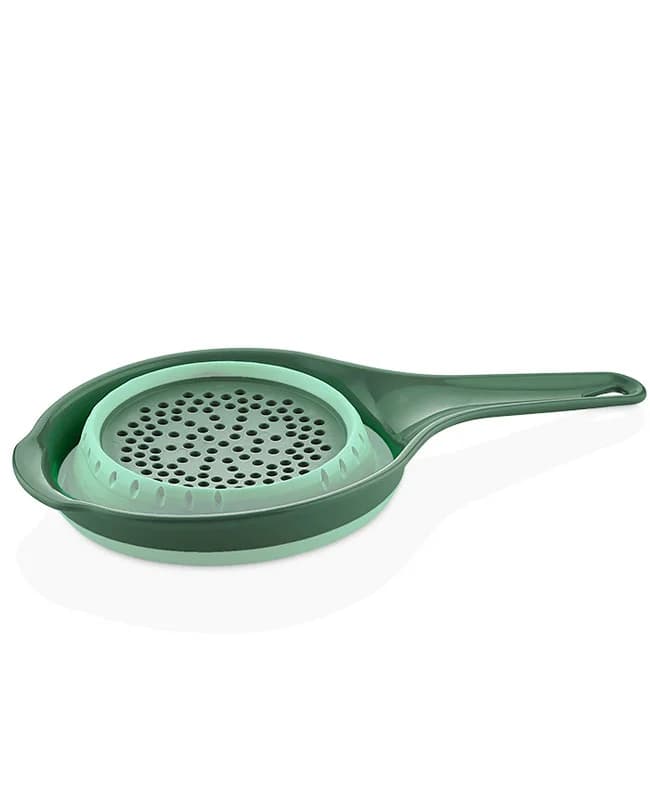 آبکش دسته دار تاشو کیولوکس کد L00858 — تصویر ۲