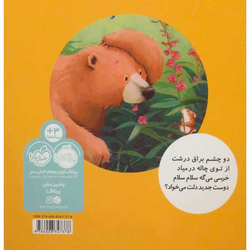 کتاب خرسی و یه دوست جدید نشر پرتقال — تصویر ۲