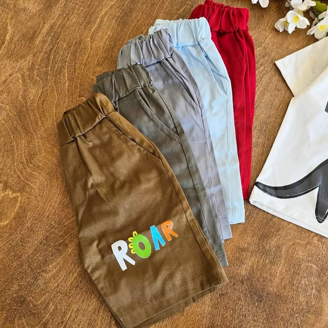 تیشرت شلوارک دایناسور Roar سایز ۳۵ تا ۴۵ کد ۵۰۱۷ — تصویر ۳