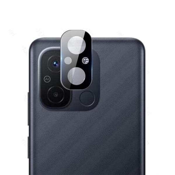محافظ لنز دوربین گوشی شیائومی Redmi 12C مدل شیشه ای