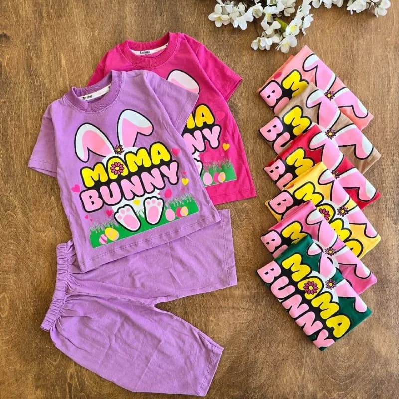تیشرت شلوارک خرگوش mama bunny سایز ۴۰،۴۵ کد ۵۰۰۵