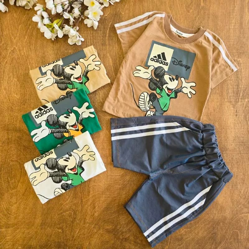 تیشرت شلوارک میکی موس آدیداس adidas سایز ۳۵ تا ۵۰ کد ۴۹۹۱