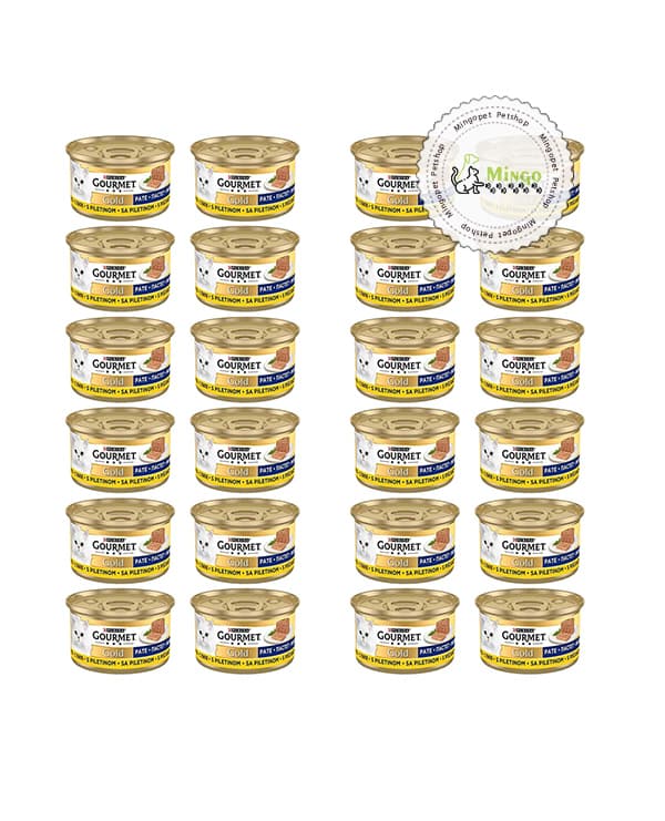 گورمت پته گوشت مرغ 85 گرم(بسته 24 عددی) | Purina Gourmet Gold Pate – Chicken