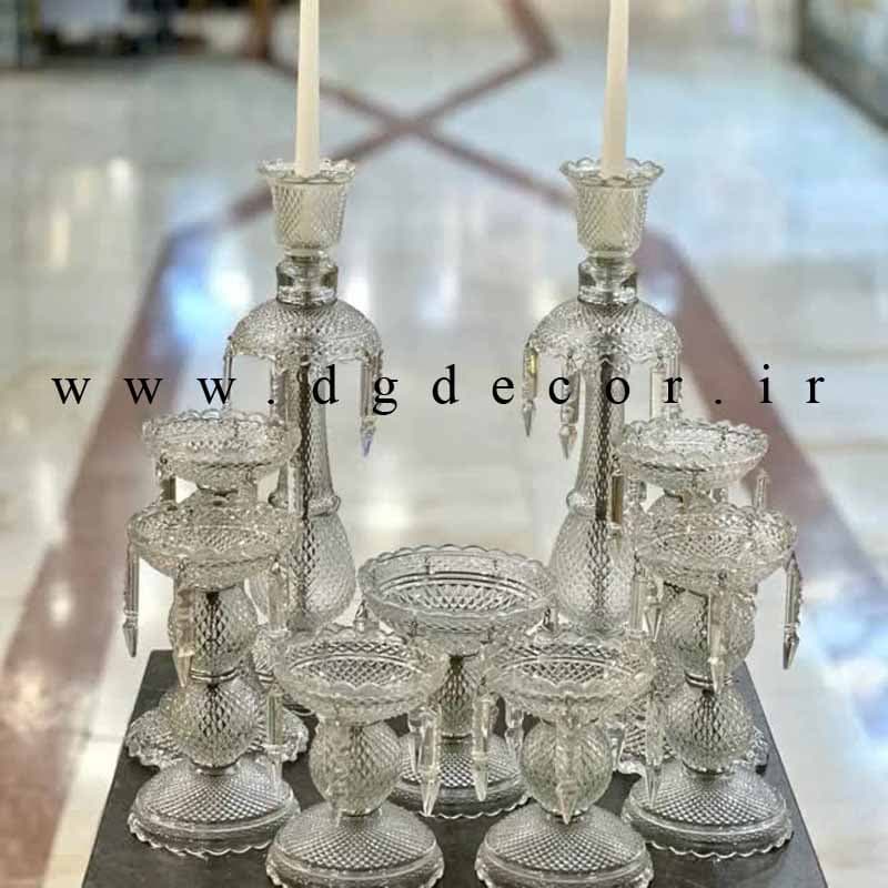 ست هفت سین باکارات 9 پارچه بلوری
