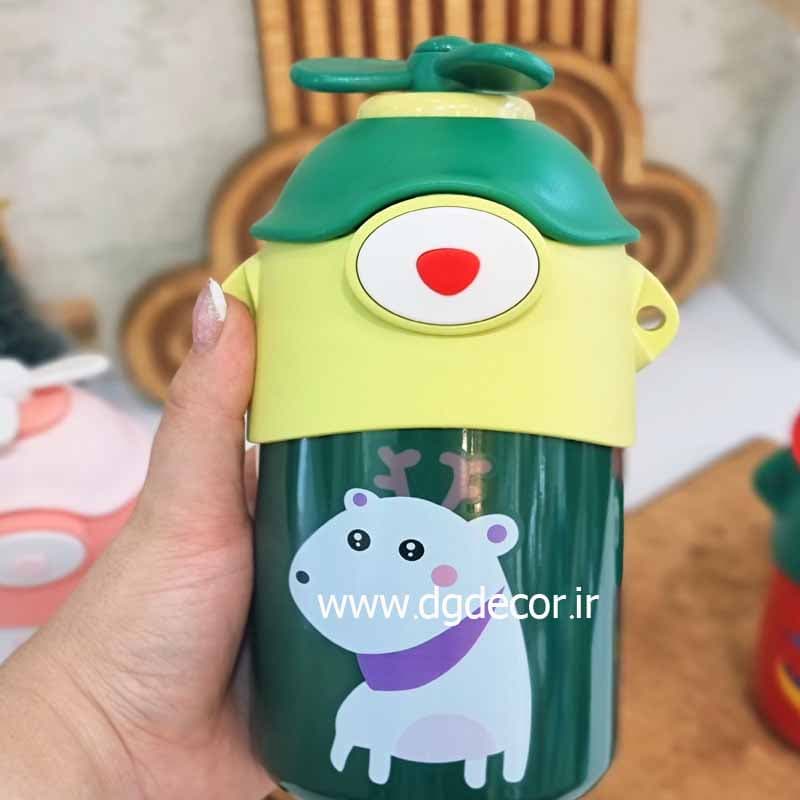 تراول ماگ درجه یک فانتزی نی دار و بند دار — تصویر ۶