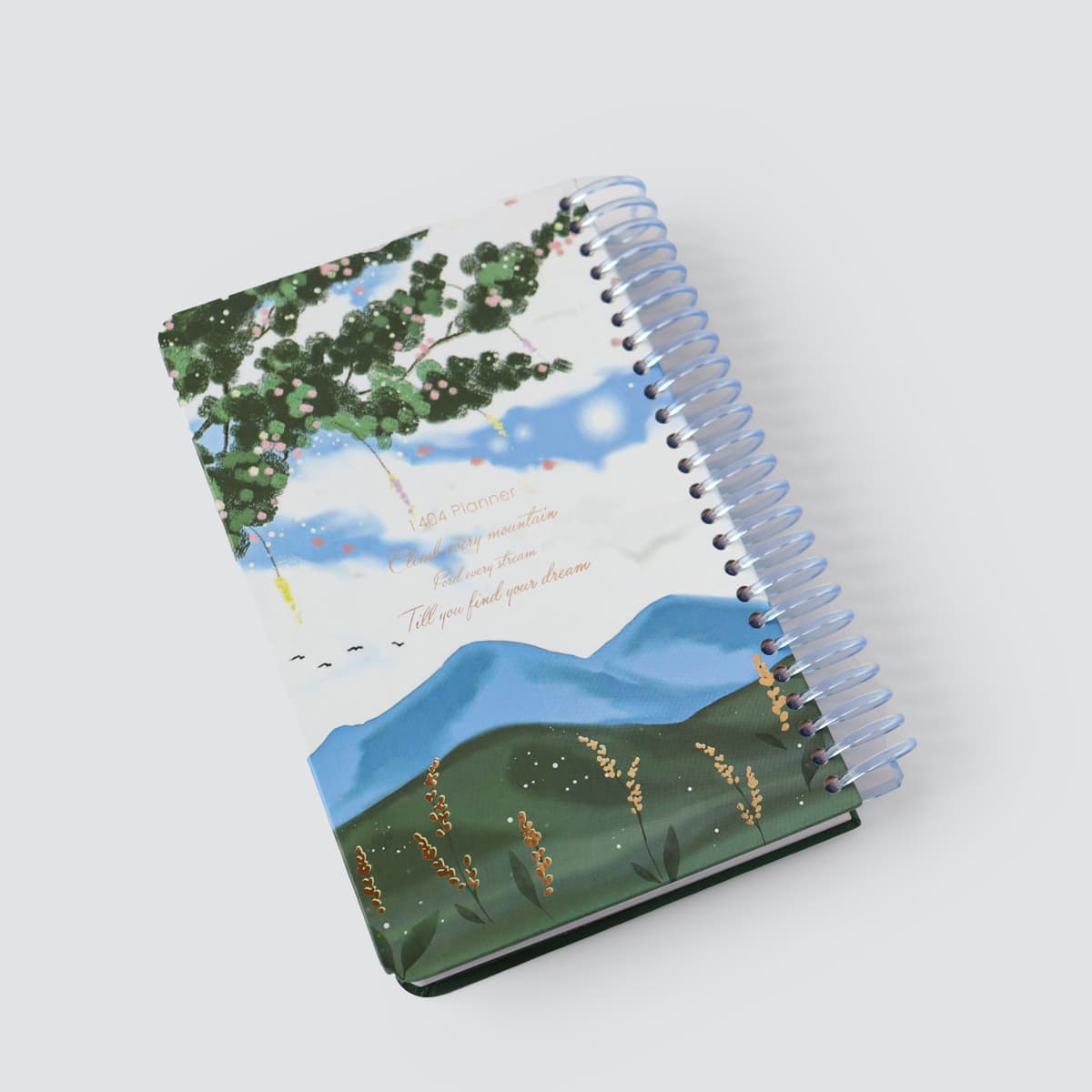 سررسید پلنر 1404 طرح کوه و باد جزیره کتاب (BOOKISLAND)