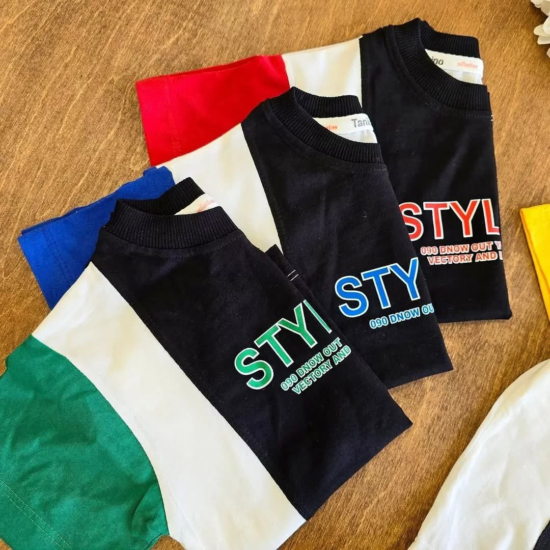 تیشرت شلوارک کتان طرح style is سایز ۴۰،۴۵ کد ۴۹۲۷ — تصویر ۲