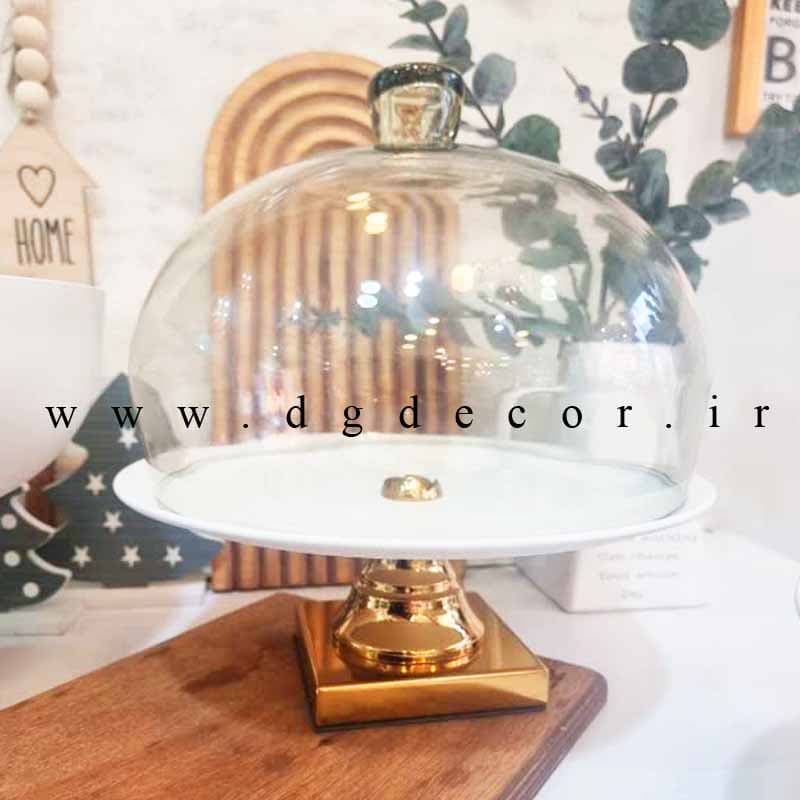 کیک خوری درب دار لوکس پایه دار
