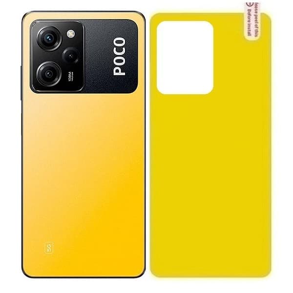 محافظ و برچسب پشت گوشی شیائومی Poco X5 Pro