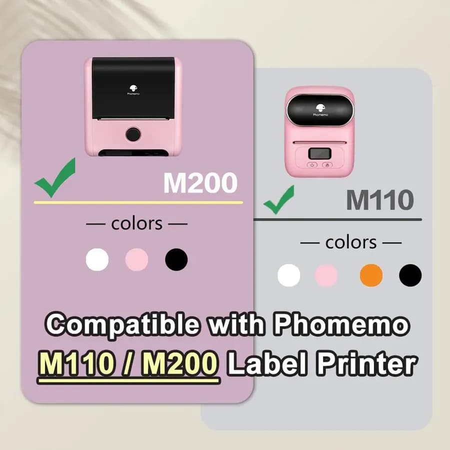 لیبل حرارتی دم موشی برند phomemo مخصوص جواهرات 25*30+45 mm — تصویر ۵