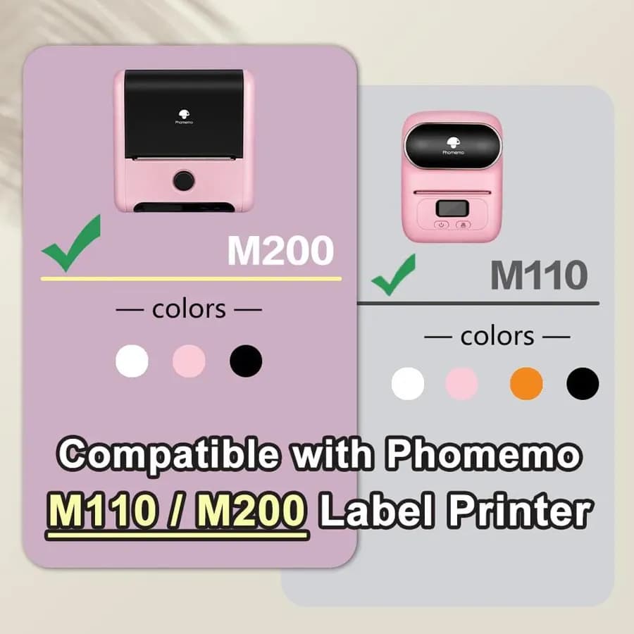 لیبل حرارتی برند phomemo عرض 50 طول 80 میلیمتر — تصویر ۴