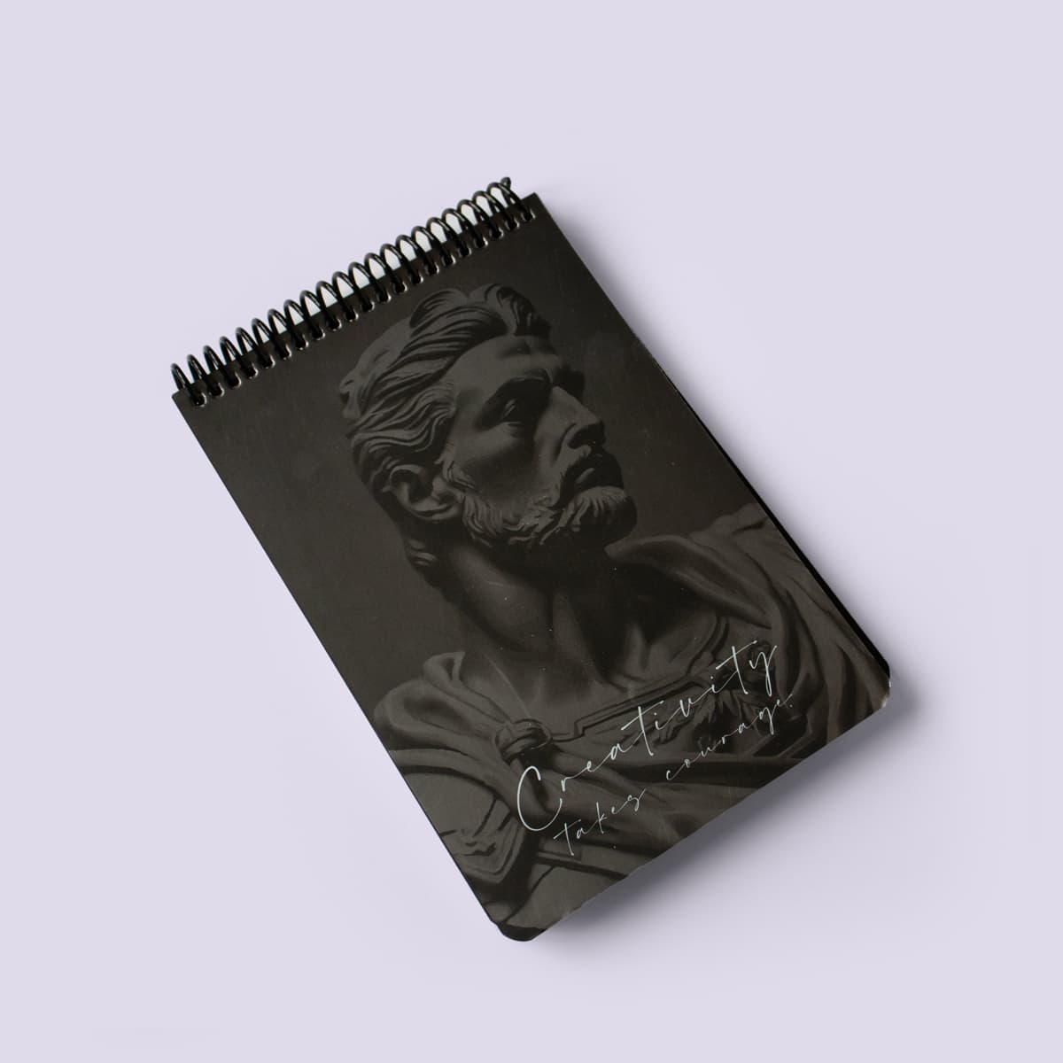 دفتر طراحی آ5 سیم از بالا سری Roman دات نوت (dotnote)