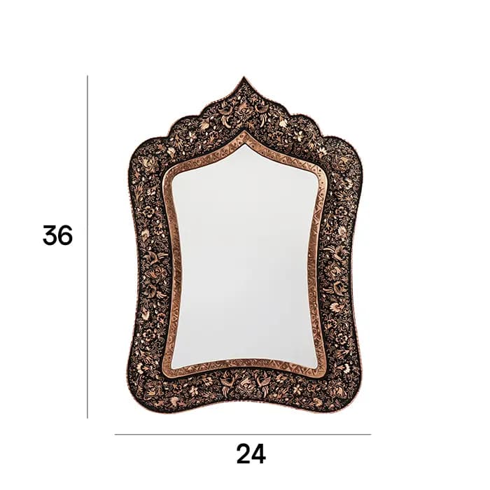 آینه کمر باریک 35 الماس تراش — تصویر ۳