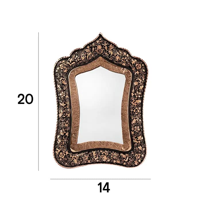 آینه کمر باریک 20 الماس تراش — تصویر ۳