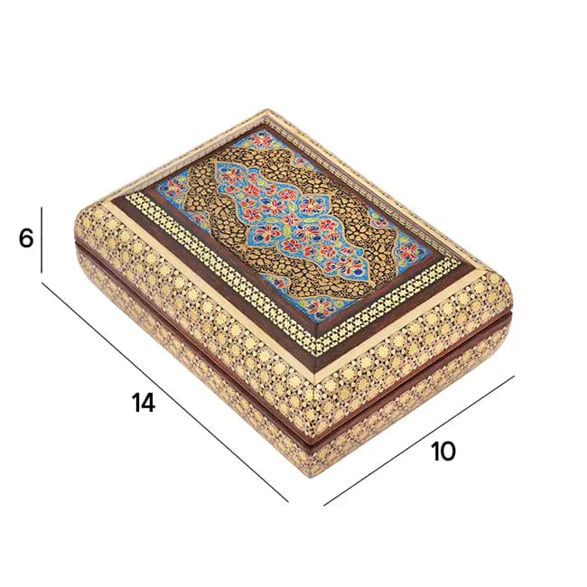 جعبه جواهرات 10*14 خاتم نقاشی 5120 — تصویر ۳