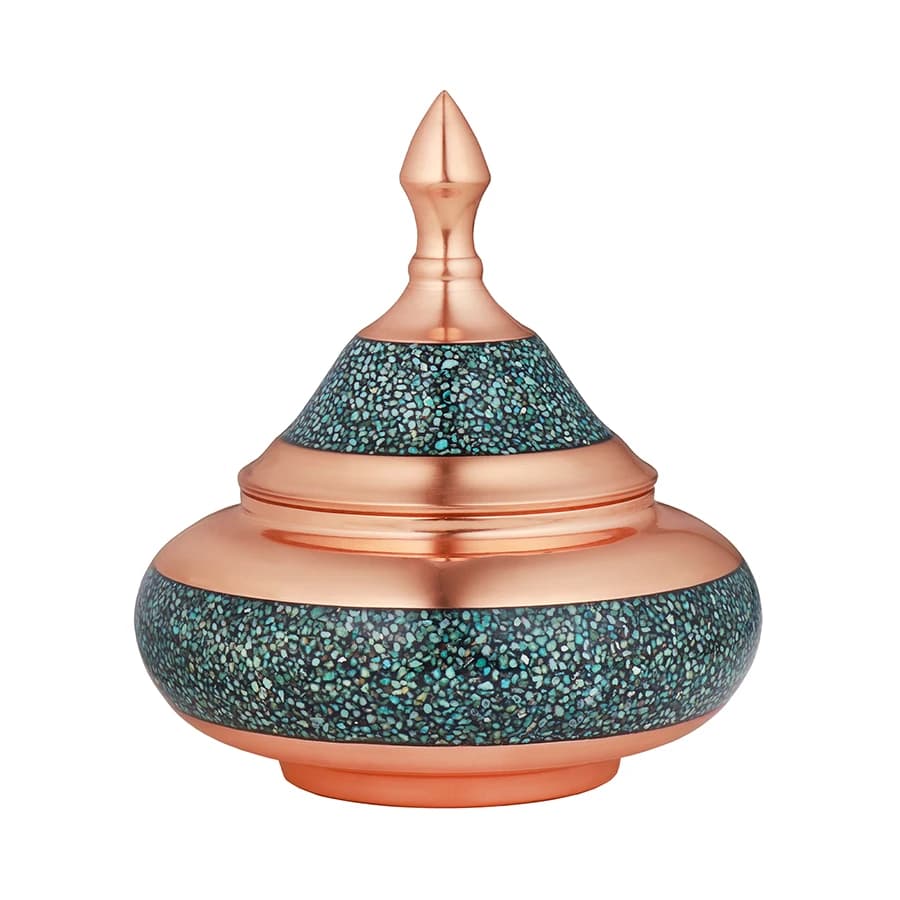 قندان سفینه 20 کوچک فیروزه