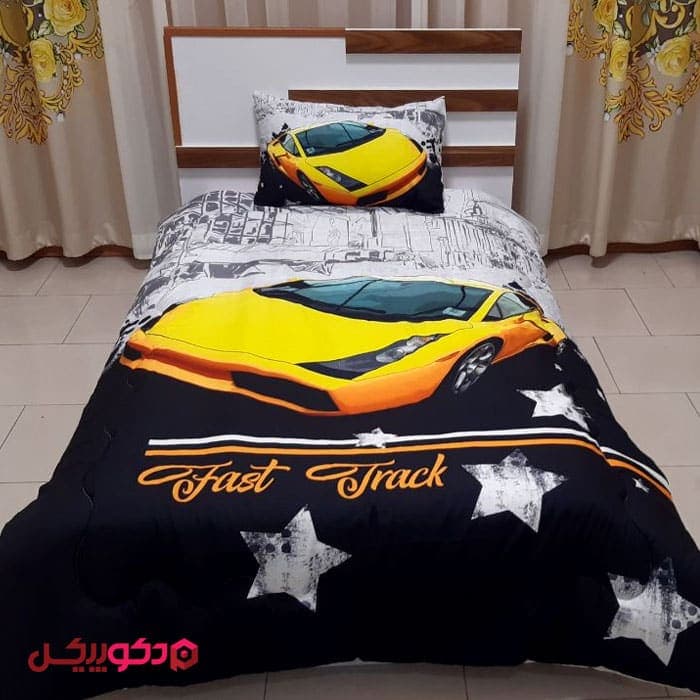 روتختی سه بعدی لامبورگینی زرد BD532 — تصویر ۳