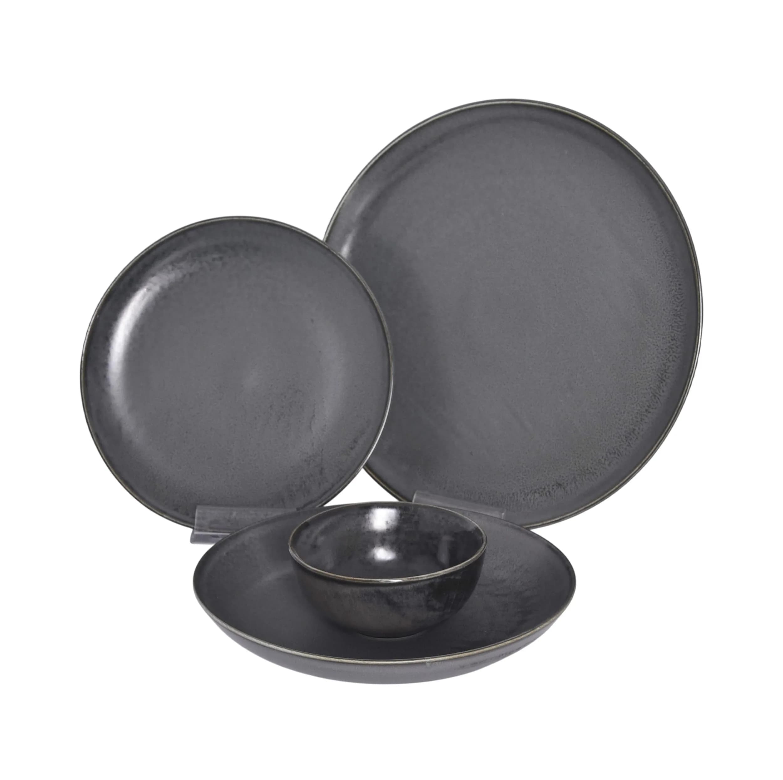 سرویس غذاخوری چینی چهار پارچه 1 نفره بی.وی.کی مدل OLEN کد 455404