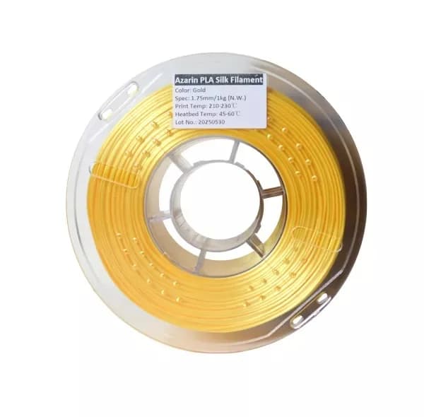 فیلامنت پرینتر سه بعدی آذرین مدل PLA SILK قطر 1.75میلی متر وزن یک کیلو گرم