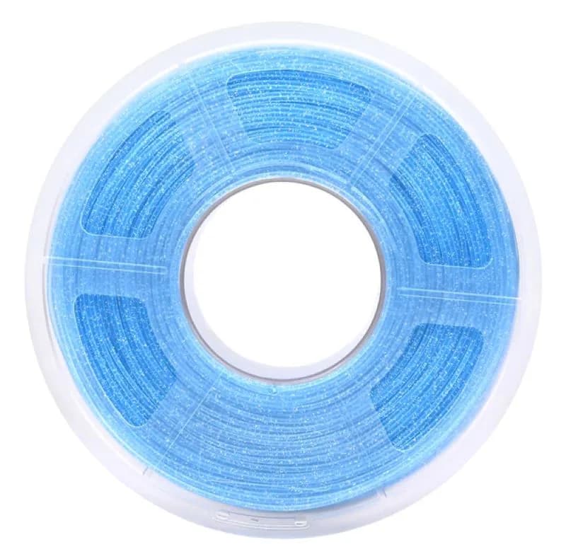 فیلامنت پرینتر سه بعدی سان‌لو مدل pla twinkling blue قطر 1.75 میلیمتر وزن 1 کیلوگرم