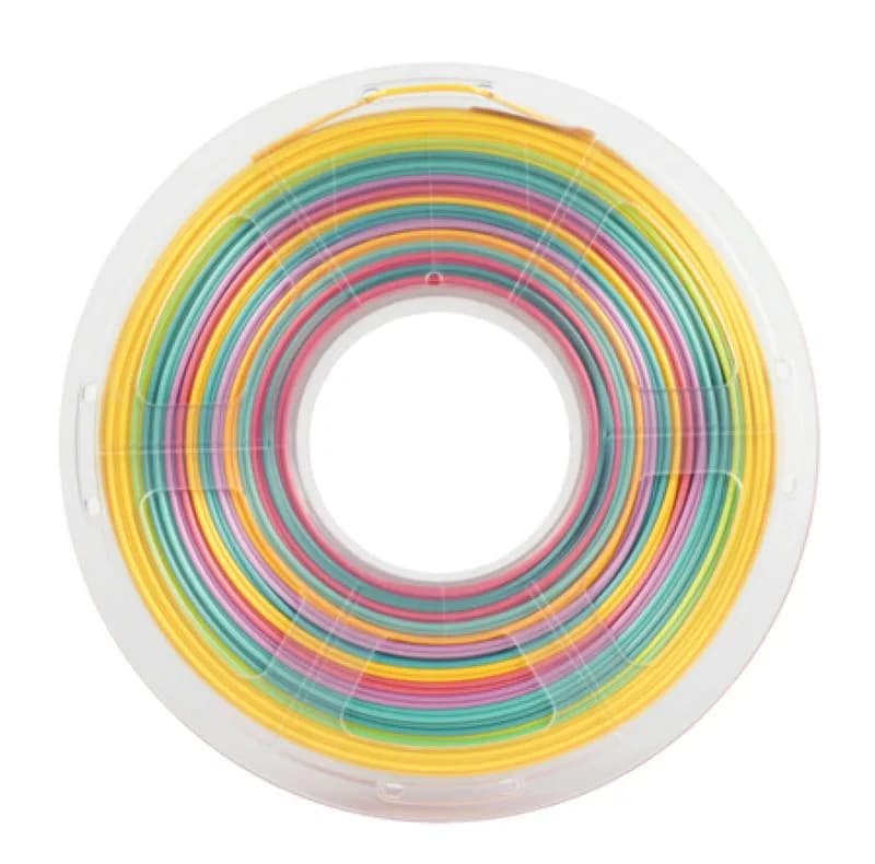 فیلامنت پرینتر سه بعدی سان‌لو مدل Silk PLA+ Rainbow 01 قطر 1.75 میلیمتر وزن یک کیلوگرم — تصویر ۳