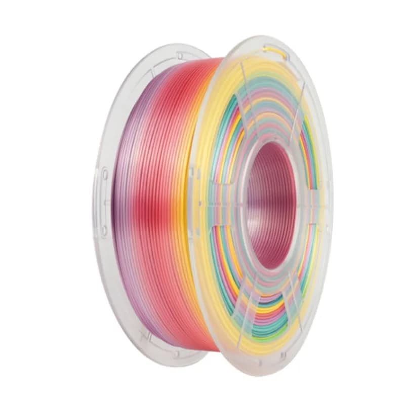 فیلامنت پرینتر سه بعدی سانلو مدل Silk PLA+ Rainbow 01 قطر 1.75 میلیمتر وزن یک کیلوگرم