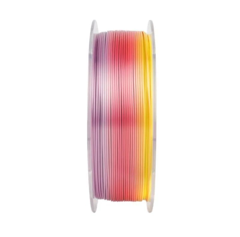 فیلامنت پرینتر سه بعدی سان‌لو مدل Silk PLA+ Rainbow 01 قطر 1.75 میلیمتر وزن یک کیلوگرم — تصویر ۲