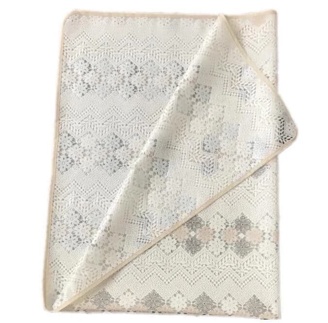 سفره 12 نفره مدل رویال طرح گیپور کد 015 سایز 250*140 سانتی متر — تصویر ۷