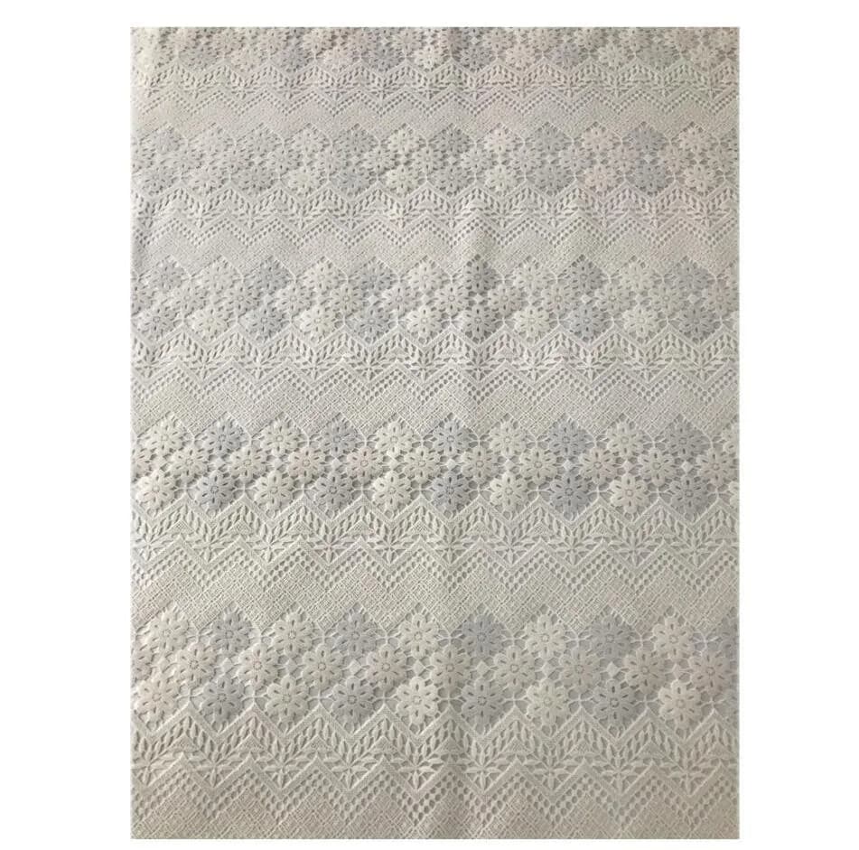 سفره 12 نفره مدل رویال طرح گیپور کد 015 سایز 250*140 سانتی متر — تصویر ۴