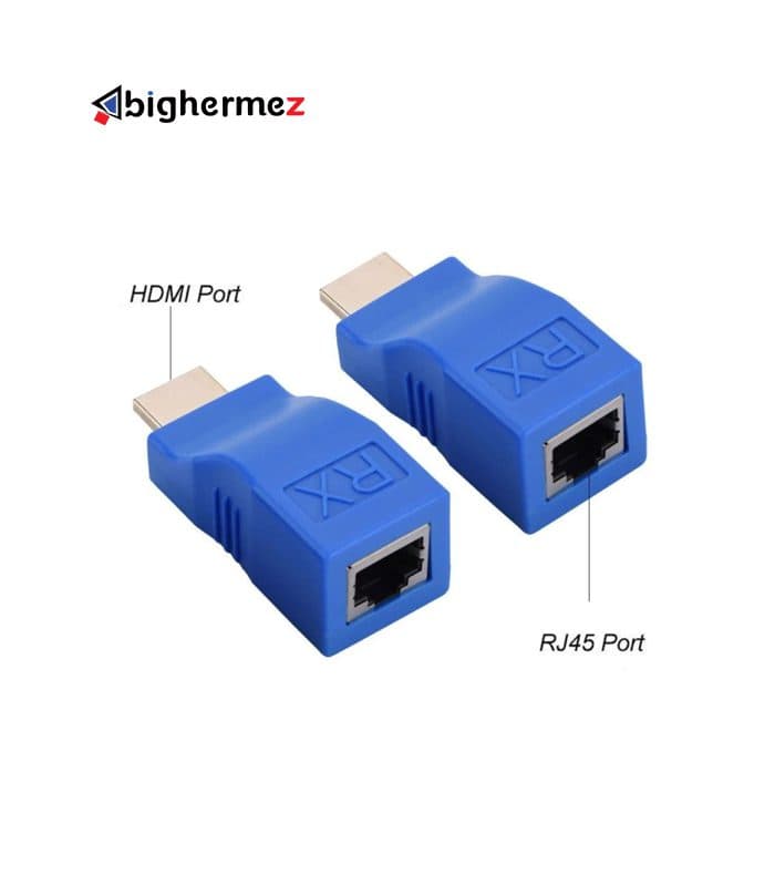توسعه دهنده و ریپیتر HDMI پی نت تا ۳۰ متر (پلاستیکی)