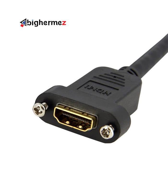 تبدیل دوسر مادگی HDMI پنلی پیچ شونده پی نت — تصویر ۲