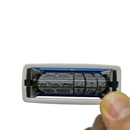 مهر تاریخ و مطلب زن شاینی مدل S-312 — تصویر ۳