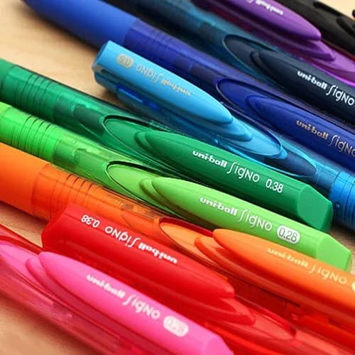 روان نویس یونی بال مدل my bujo Neon color بسته 12 عددی