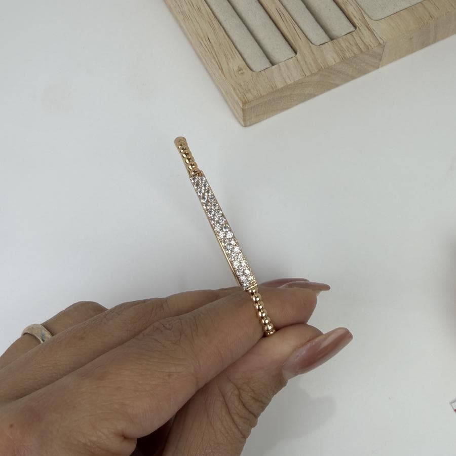 دستبند ژوپینگ دخترانه آبکاری نقره ای کد 86 — تصویر ۴