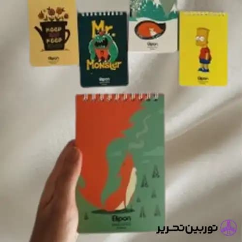 دفتر یادداشت 80 برگ 10 در 15 سیمی فانتزی – الیپون طرح سیمپسونها — تصویر ۳