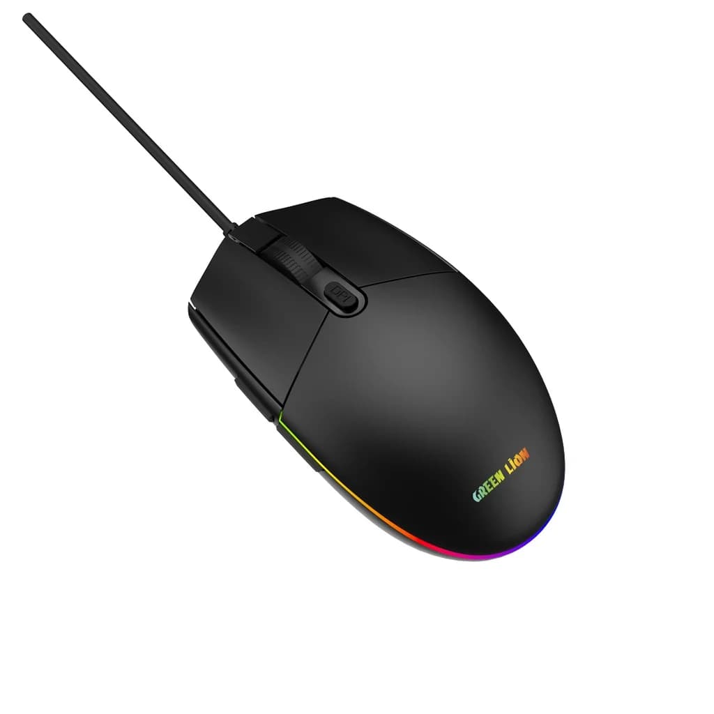 موس سیم دار گیمینگ گرین لاین Green Lion wired gaming mouse GL-wm8 — تصویر ۲