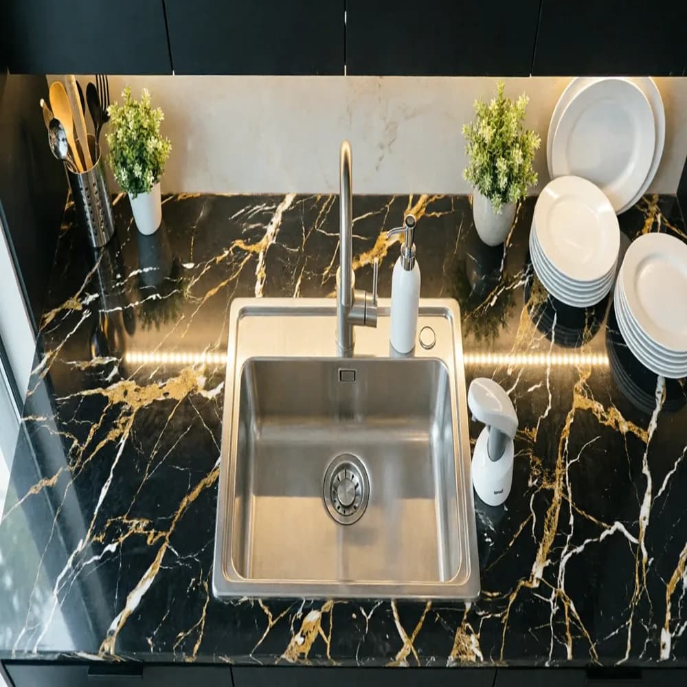 جامایع توکار های سینک(HI SINK) (سفید) سارودی (ایمن آب) — تصویر ۲