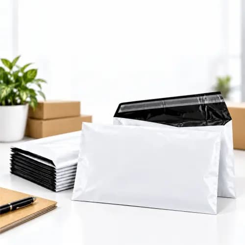پاکت پستی لمینه مشکی آدرس دار