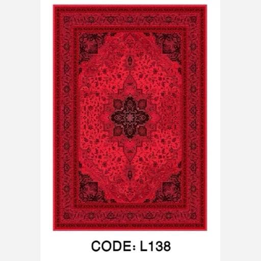 روفرشی کشدار مخمل شنل طرح ترکمن قرمز کدL138(پس کرایه)