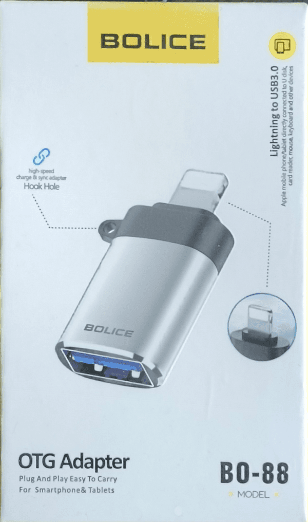 مبدل OTG Lightning to USB 3.0 برند BOLICE مدل BO-88