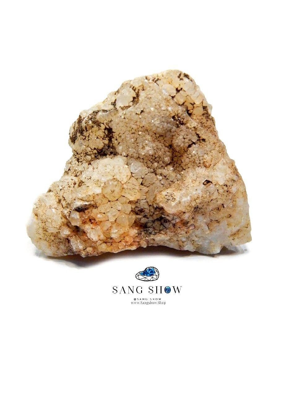 سنگ راف سیترین با کریستال کوارتز نمونه استثنایی و اصل و معدنی S1523 — تصویر ۵
